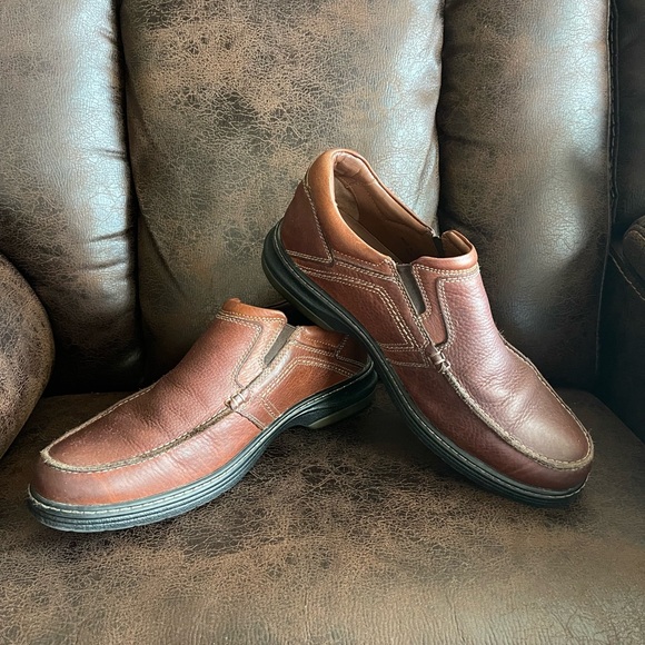 Johnston & Murphy Other - Johnson & Murphy XC4 Brown Leather Slip-On Shoes